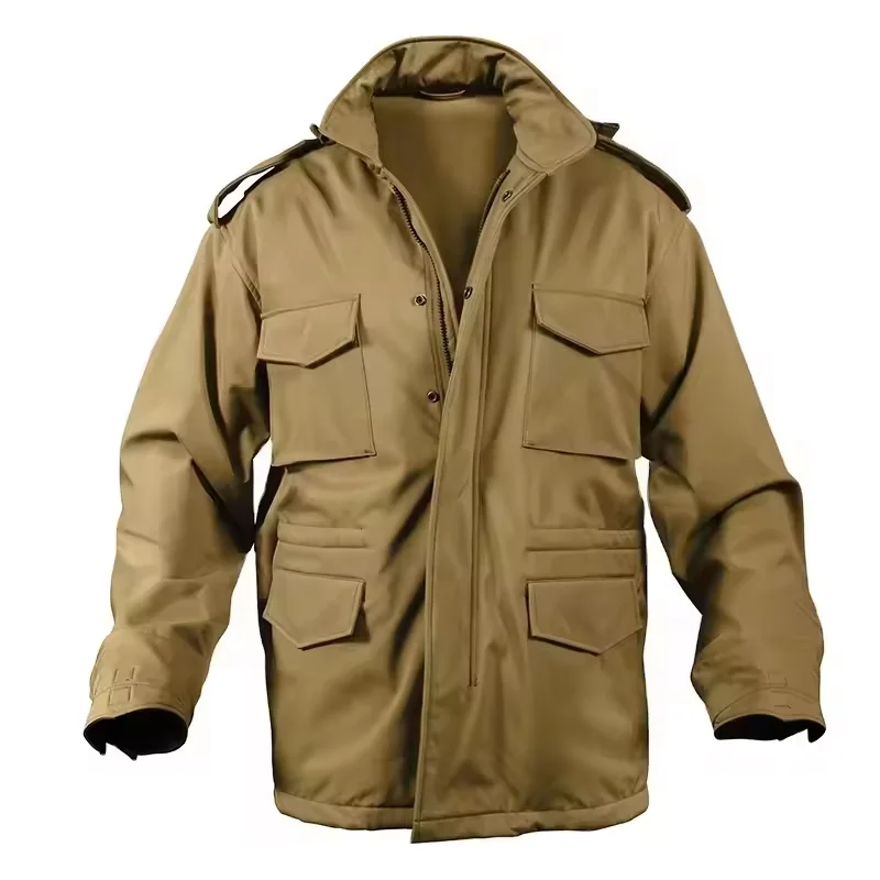 Wholesale Waterproof Breathable Jacket Shirt Hunting Custom Detachable Liner Coyote Winter