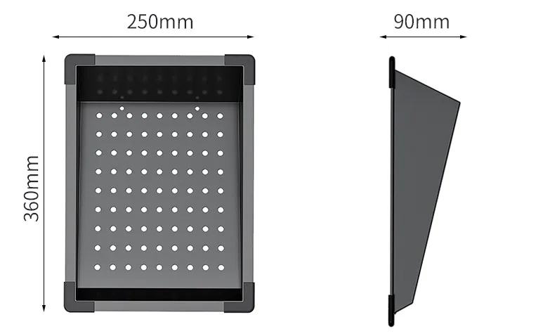 Stainless steel durable single large bowl kitchen sink Led digital display waterfall kitchen sink with cup washing machine