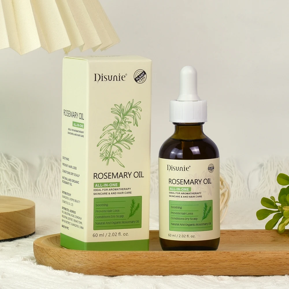 Organic Rosemary Oil Hair Growth Skin Soothing Acne Remover Body Care Massage Relax Oil Products Rosemary Oil for Spa Body Care