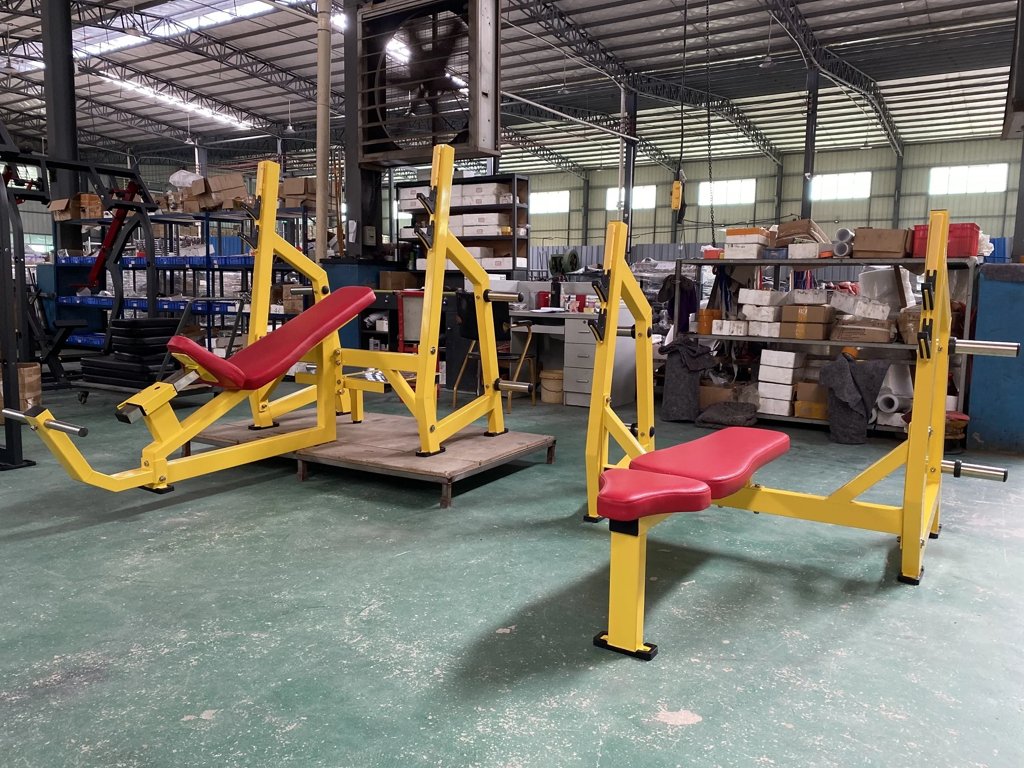 Competition Weight Benches Center Commercial Gym Equipment Decline Press Multi Adjustable Incline Bench Press Machine JLC-DJ146