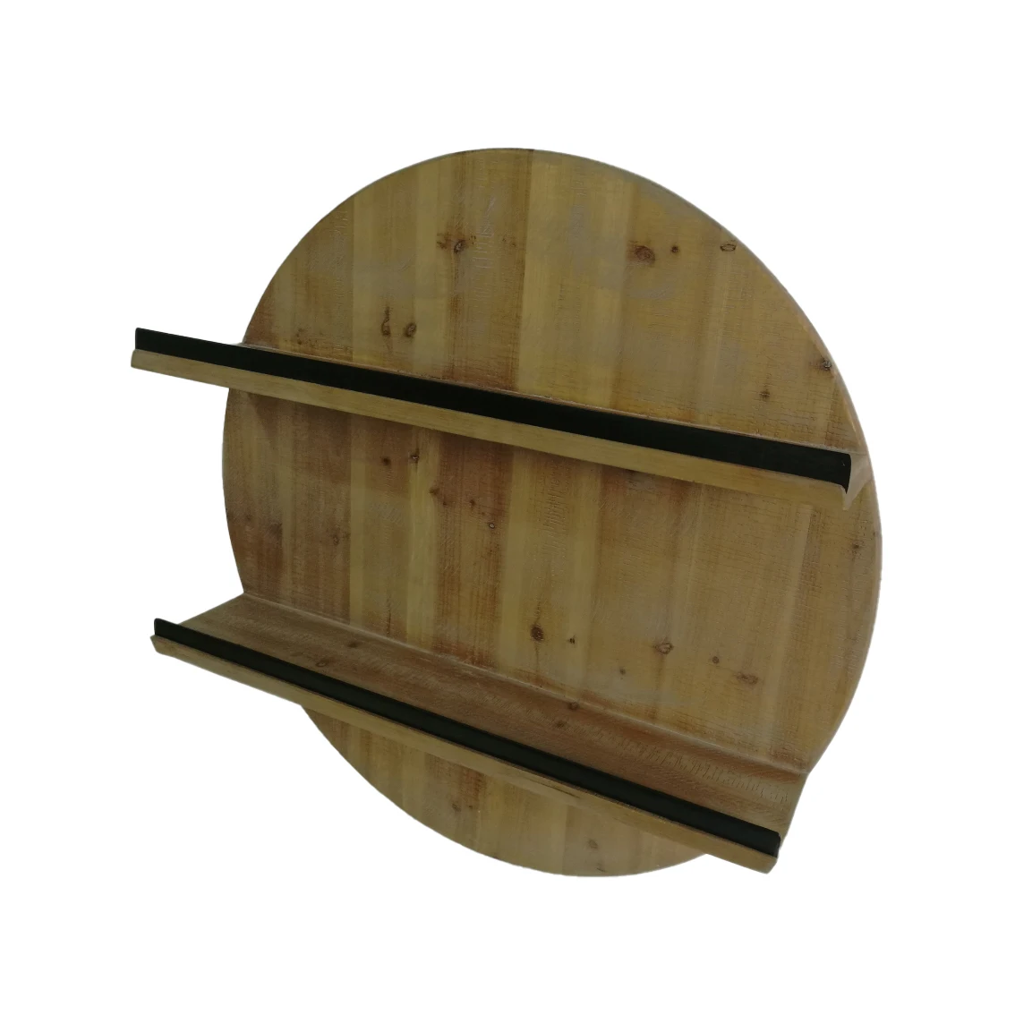 Antique Circular Wooden Frame Wooden Wall Shelves Wall Decoration Home Decoration