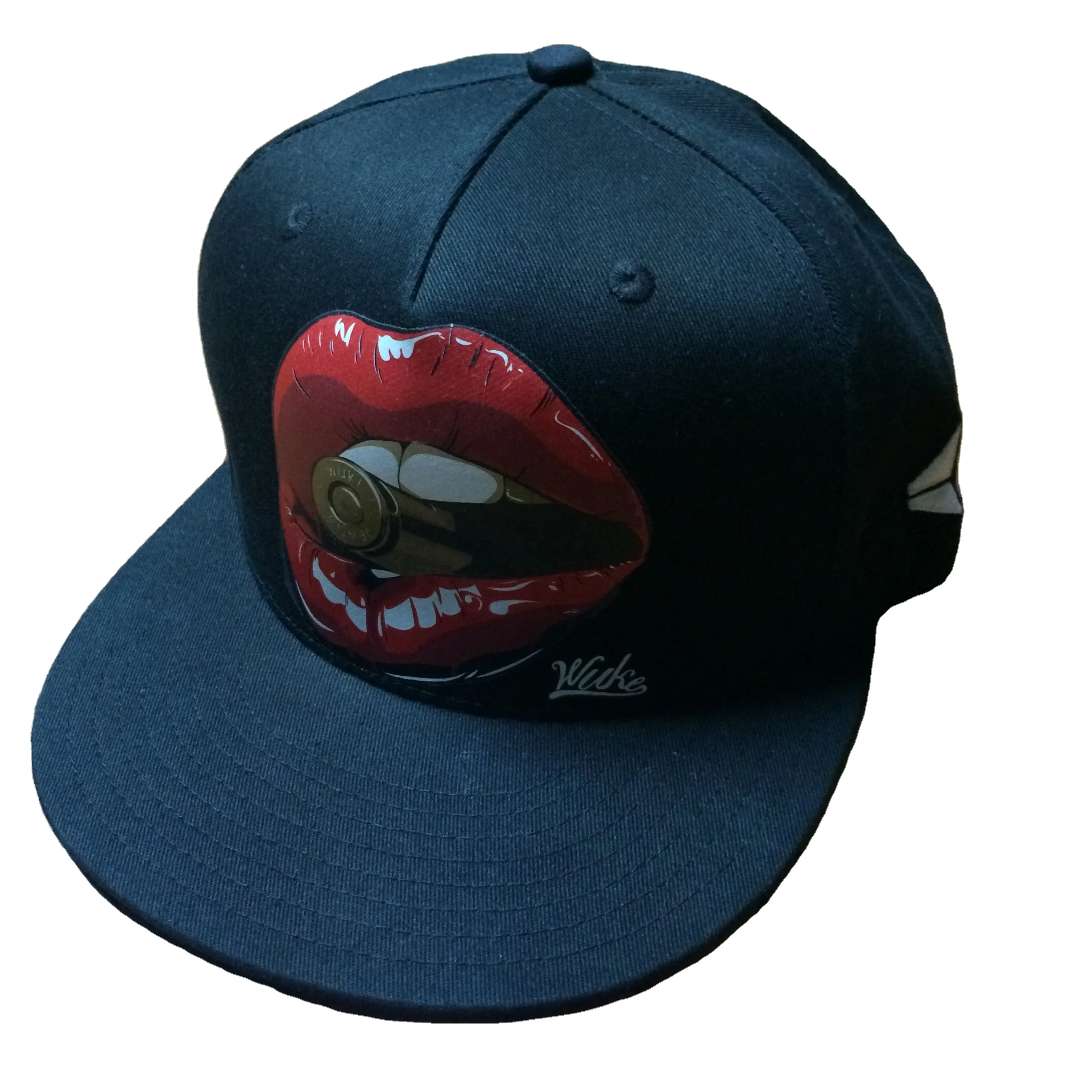 Custom snapback cap with NICE quality Big Bird embroidered logo on front and bill