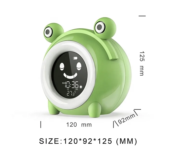 New design smart digital led decorative sleep trainer Children alarm clock bedroom night light for kids
