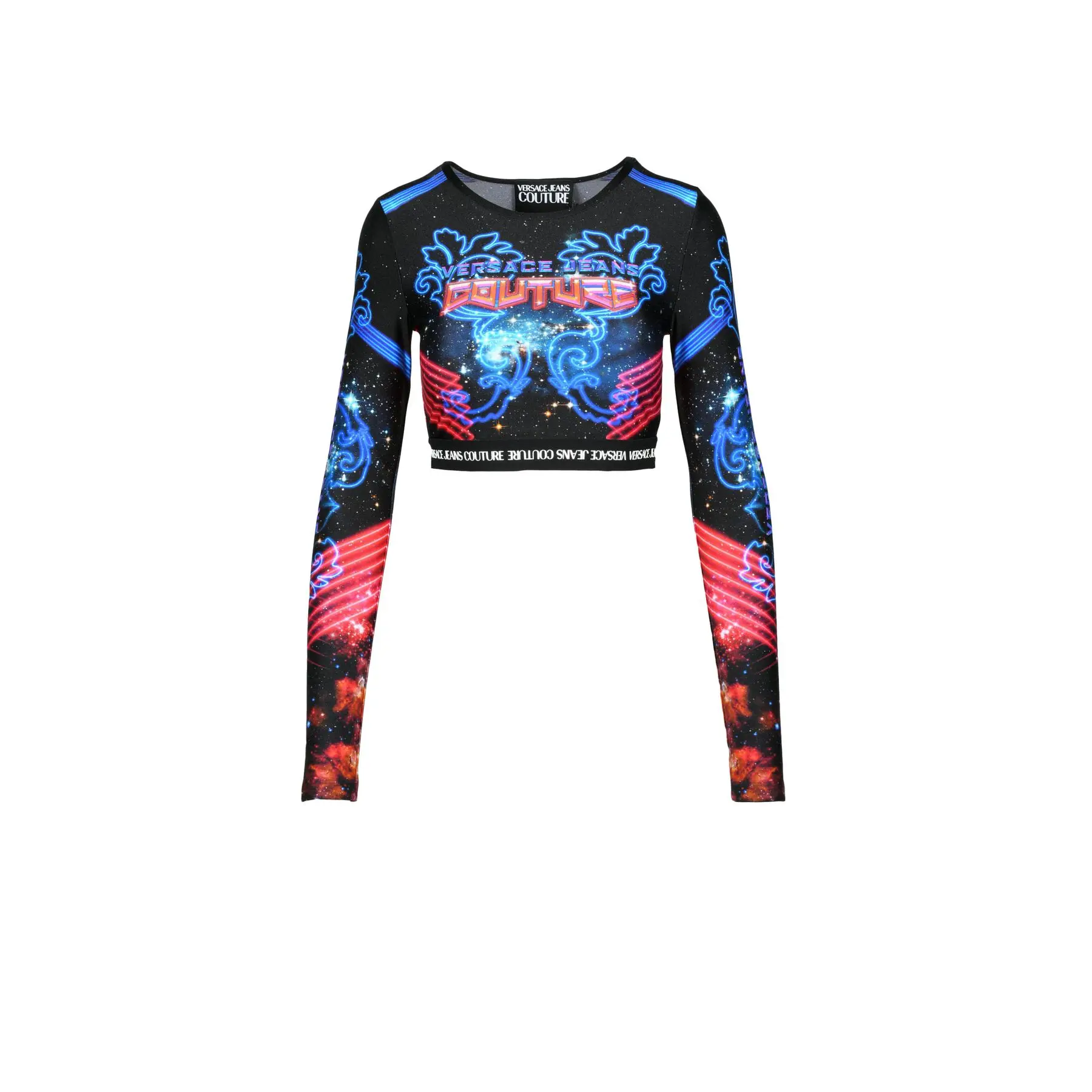 Glamorous Versace Jeans Couture T-Shirt - Craftsmanship with Bold Logos - Elevate Your Wardrobe with Italian Luxury