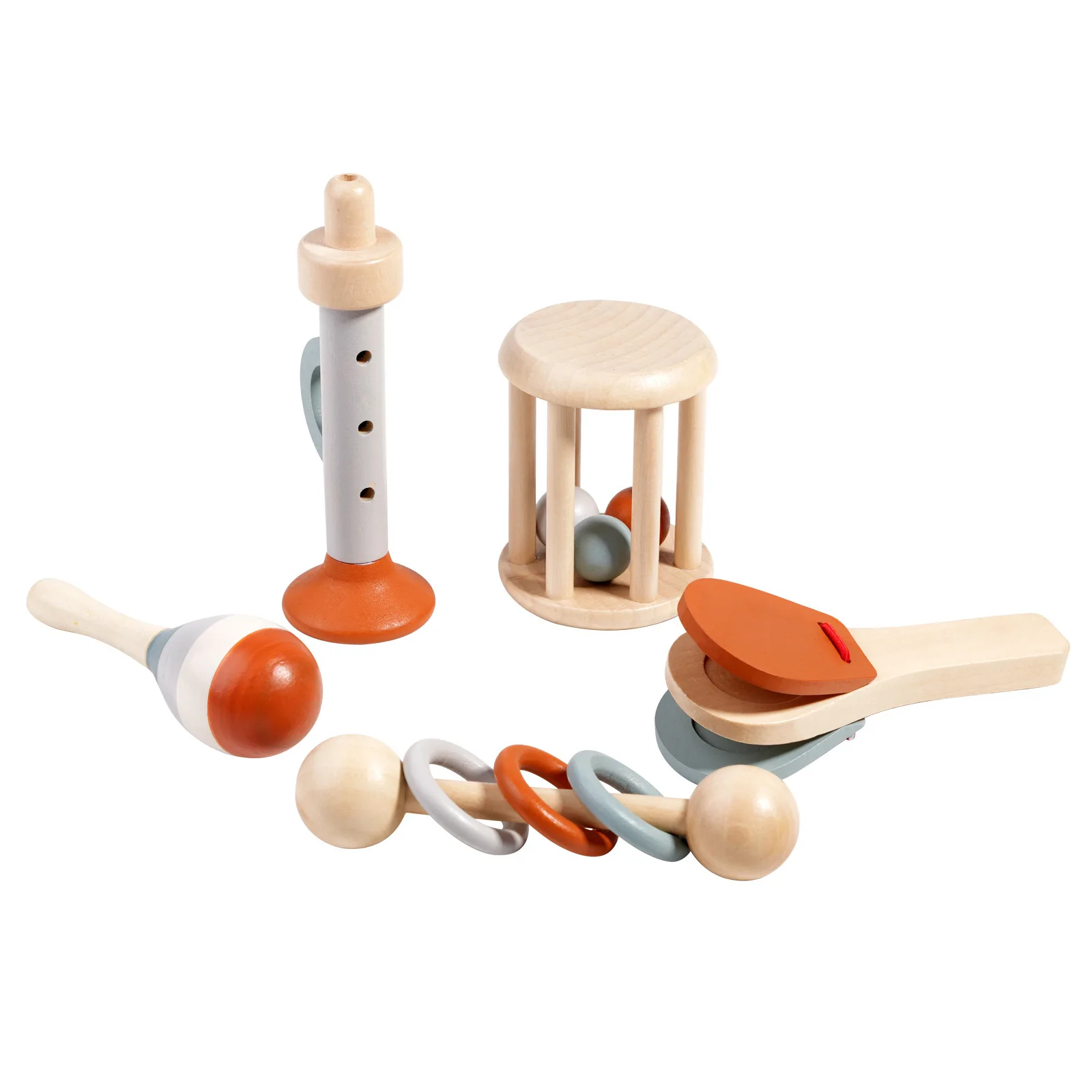 Factory direct Orff cage bell baby hand bell rattle musical instrument early childhood education soothing bed Suzuki toys