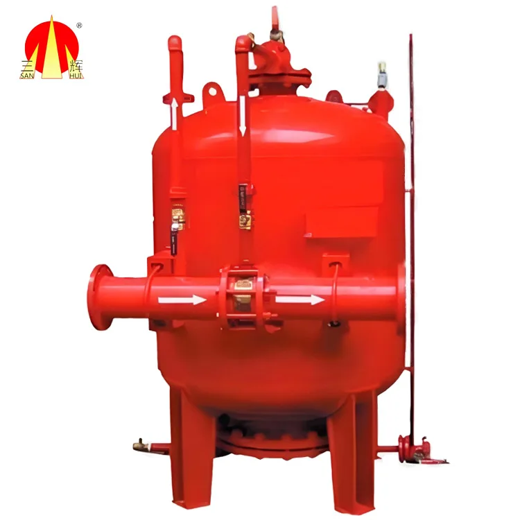 Horizontal Type Fire Suppression System Foam Bladder Tank