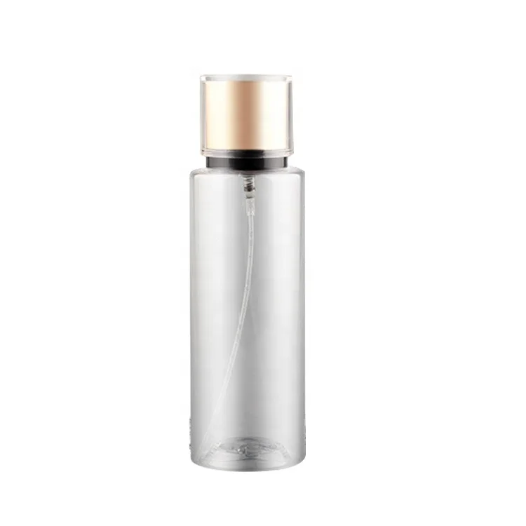 
PET 250ml empty glass perfume bottle perfume spray bottle with crimp pump Vitoria perfume cap 