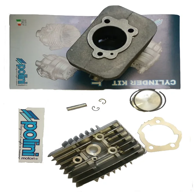 Комплект цилиндров с большим отверстием, Диаметр 43,0 мм, от 50 до 63 куб. См, Piaggio Polini, мопед, мотоцикл, хи Браво, Si, штифт 10 мм, Гонки 1400133/10