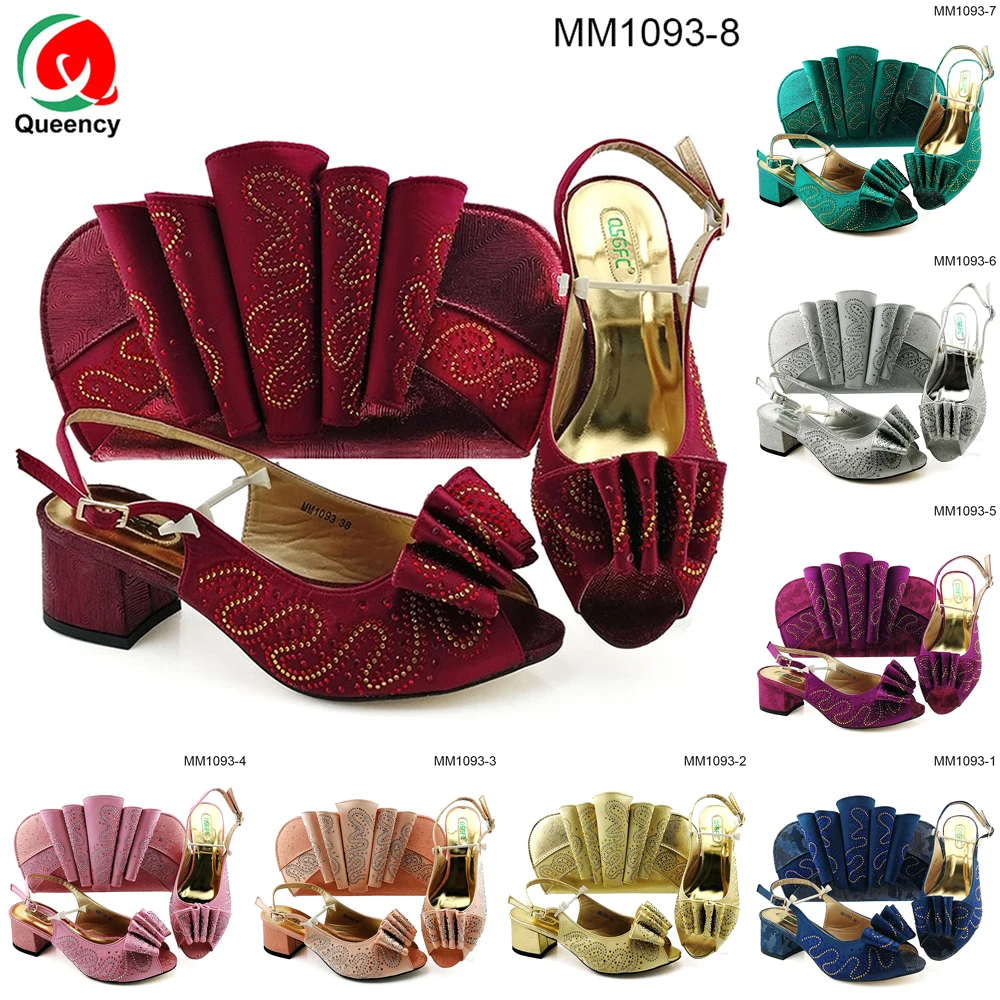 royal blue women wedge heel shoes italian women shoes and bag to match