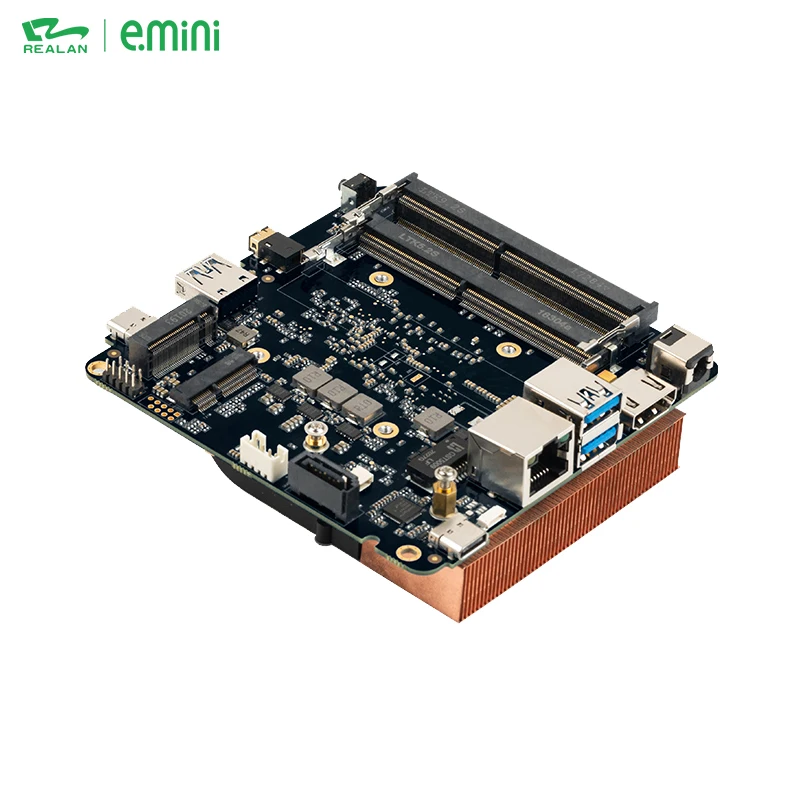 Barebone System small form factor compact desktop computer pc Motherboard with Intel Core CPU onboard
