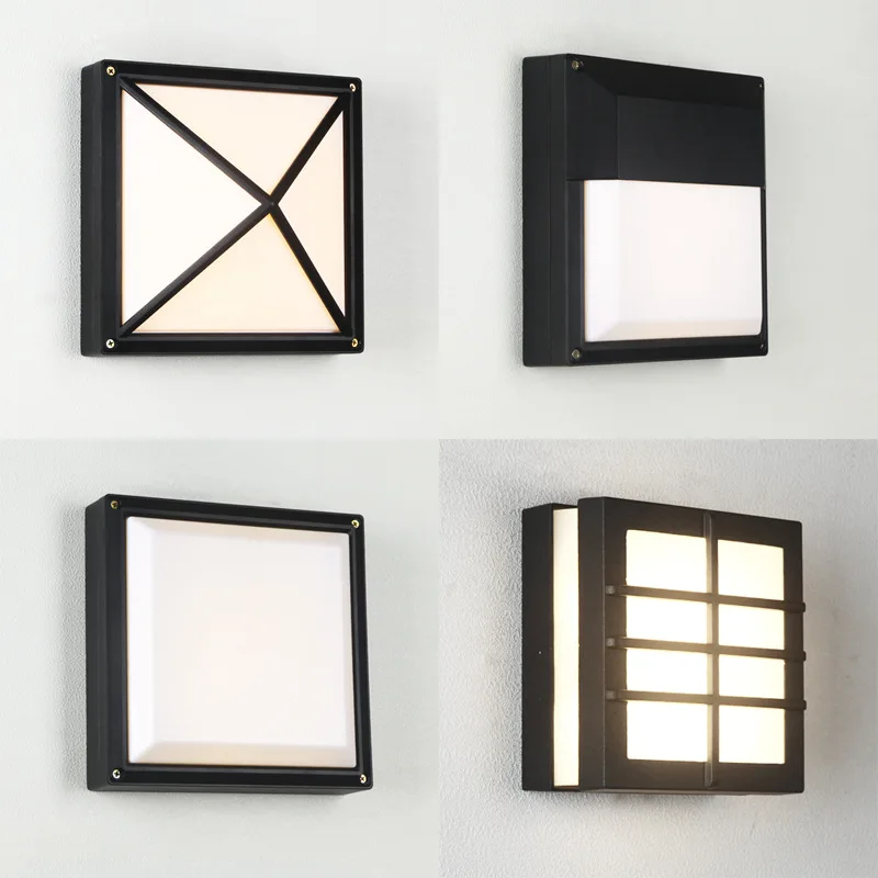 fancy outdoor lighting IP 54 aluminum led damp-proof outdoor wall lighting