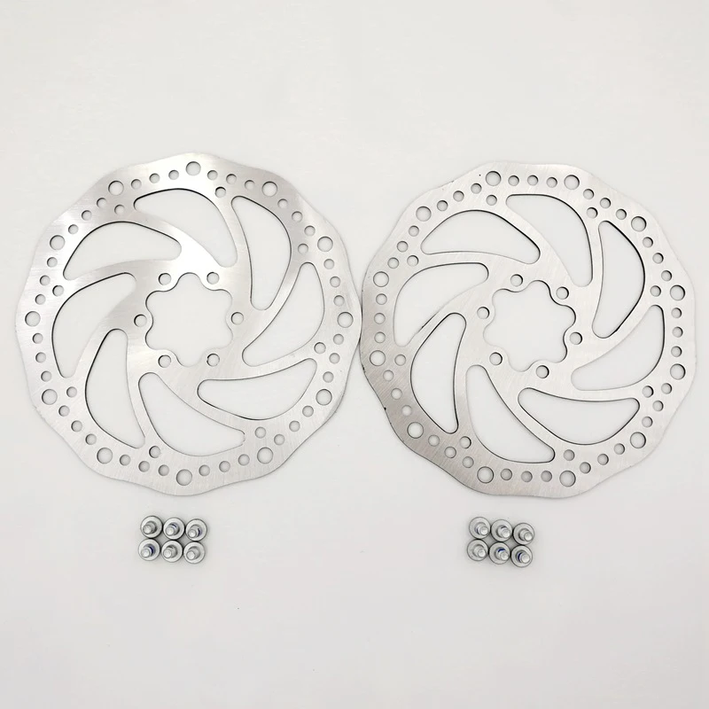 MTB Disc Brake Bike Alloy Mechanical Disc Brake rotor 160MM Calipers Clip Rotor Set Front Rear Mountain Bicycle Parts