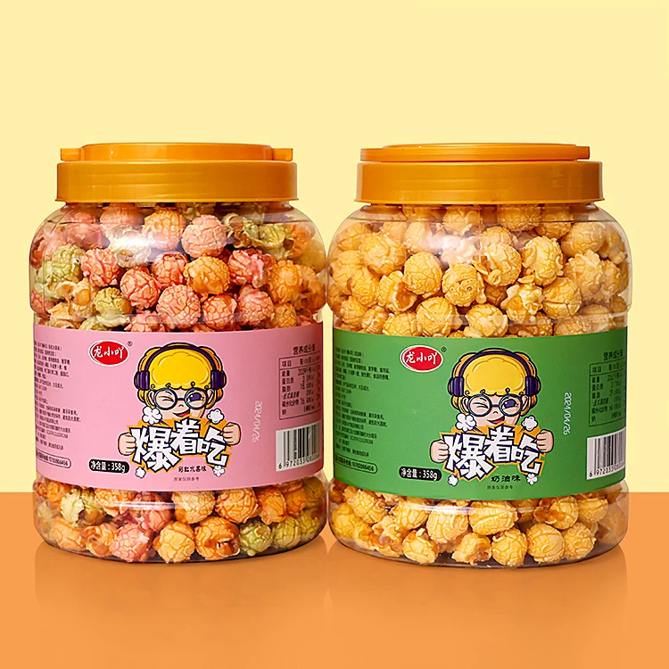 PopcornCreamy popcorn snacks wholesale Chinese snacks Sweet popcorn healthy cereal snacks358g/Popcorn