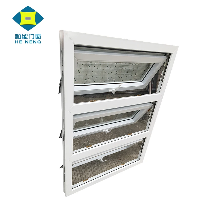 Top quality low price European Style Double Glazed UPVC Top Hung Kitchen Window