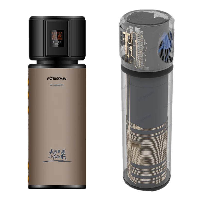 Все в одном Солнечный тепловой насос Моноблок источник воздуха горячей