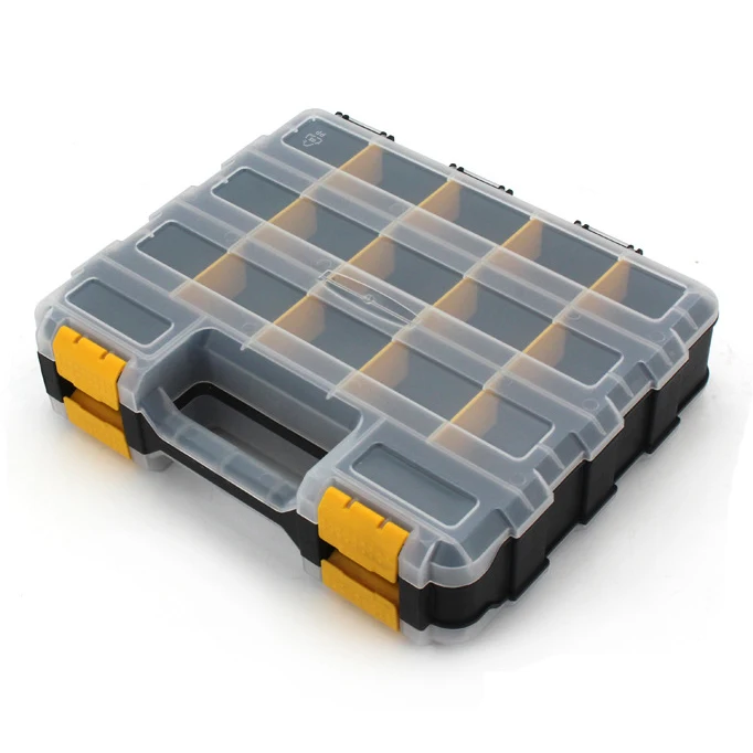 Hard PP Storage Box Plastic Tool Boxes with Compartments