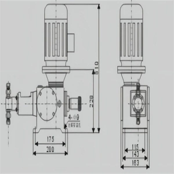 Plunger Metering Pump Chemical metering Pump Industrial Electric High pressure hydraulic diaphragm dosing pump