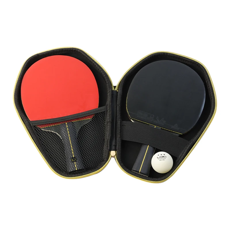 LOKI Table Tennis Raqueta OEM Professional Table Tennis Paddle With Print Table Tennis Case Hard