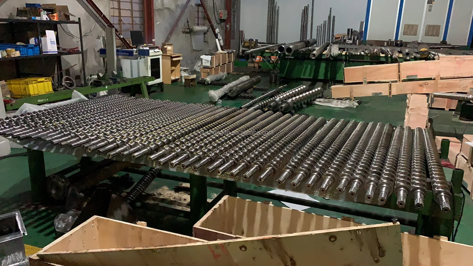 screw barrel for snack food extruder JINAN DAPENG DP70 EAGLE DARIN ARROW bugle snack EXTRUSION machine breakfast chips