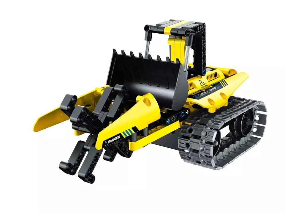 Top Selling Building Block Transmission Structure Engineering Excavator, Robot, 3 in 1 Models,430PCS DIY Block Engineering Truck