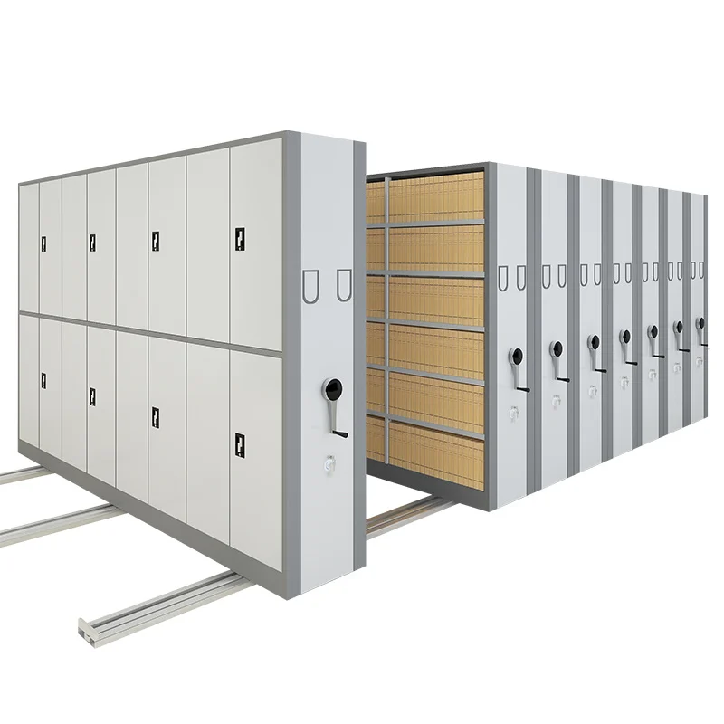 
Metal Knock Down Storage Mobile Shelving System / Movable Shelving For Archives Room 