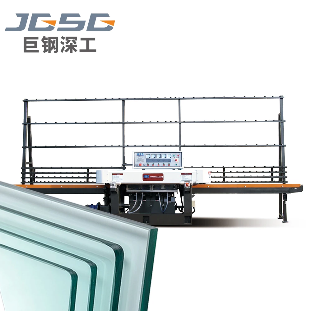 small glass edging processing polishing grinding machine for glass manufacturer angle changing edger