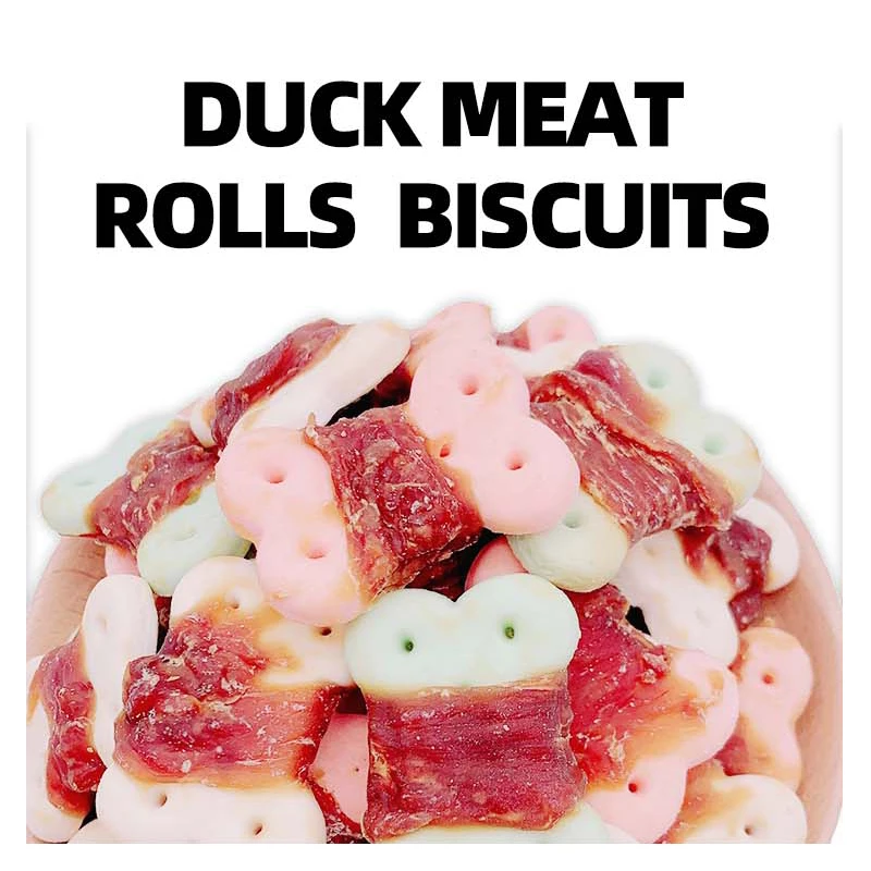 Dog Food Suppliers Wholesale High Protein Molar Nutrition 200g Duck Pet Biscuit Pet Snack