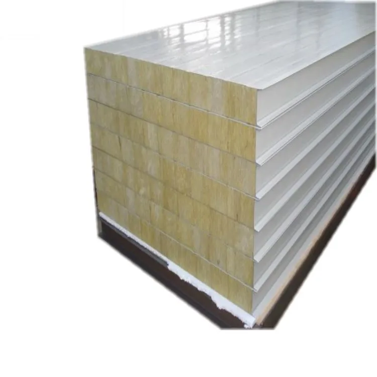 50mm thickness rock wool wall insulation rock wool acoustic sandwich panel mineral wool panels