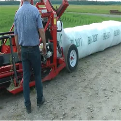 5ft x 65m x 230mic good quality 5 layers hay silo bag for storage soybean