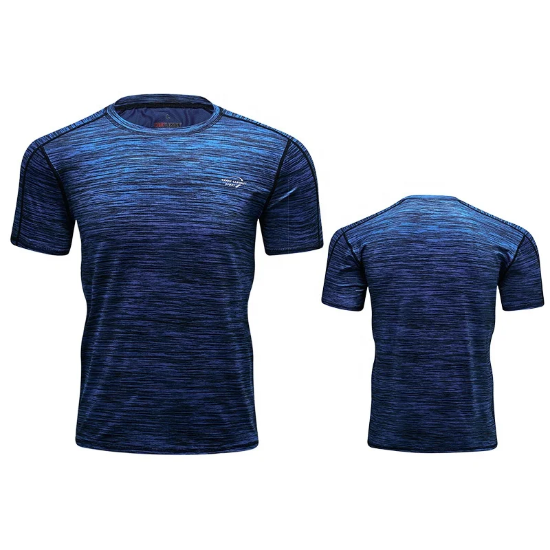 Hot sales high quality custom logo raglan polyester fitness athletic men t shirt