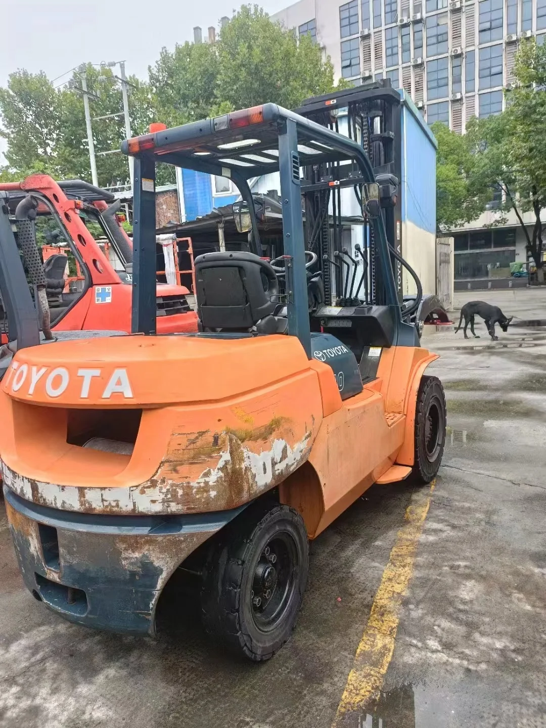 4.0ton used Japan forklift 7 - FD40 secondhand  Multifunction forklift parts  toyota 4.0ton for sale