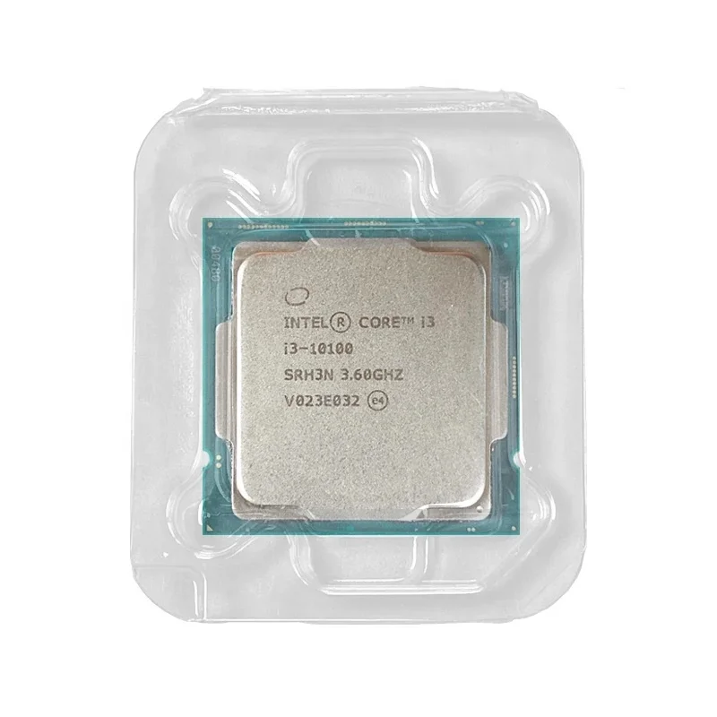 CPU FCLGA1200 Quad - core 6mb Cache up to 4.3GHz for DDR4 2666 Comet Lake - S oem new computer 10th gen processor core i3 10100f