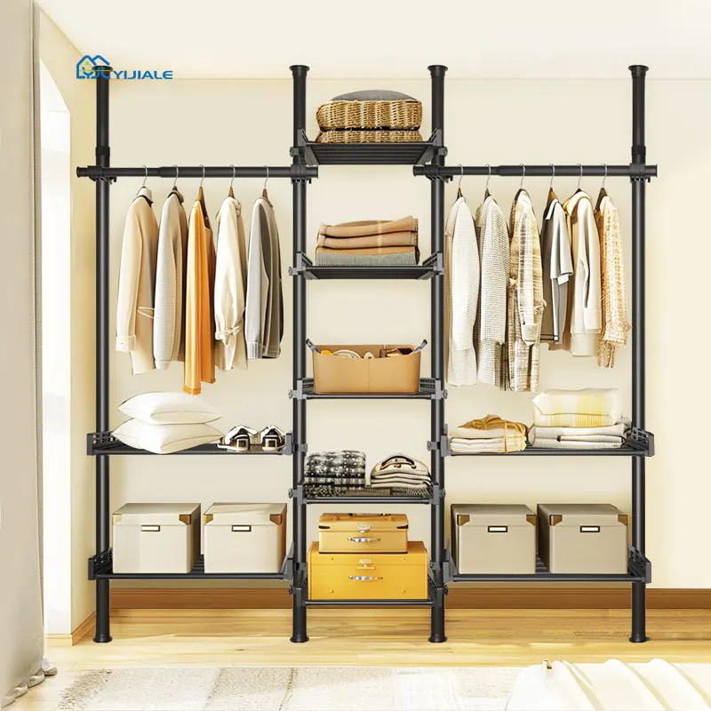 YIJIALE Walk in Closet System Wardobe Wardrobe Combination Portable Closets