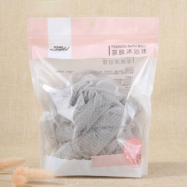Lameila Custom logo new coming bathing tools products high quality colorful shower mesh bath ball C171
