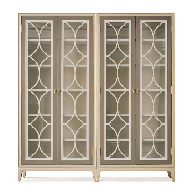 luxury classic wooden antique bedroom furniture set century modern garderobe armoire Wardrobe cloth cabinet