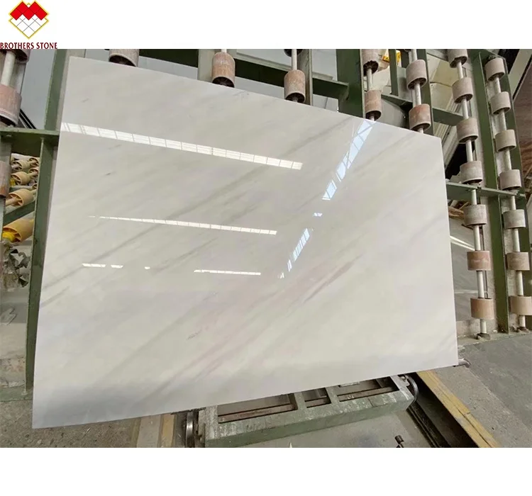 Greece Thassos White Marble Slab Sunny White Marble Price Good Polished Finish for Modern Apartment Wall & Floor Decor