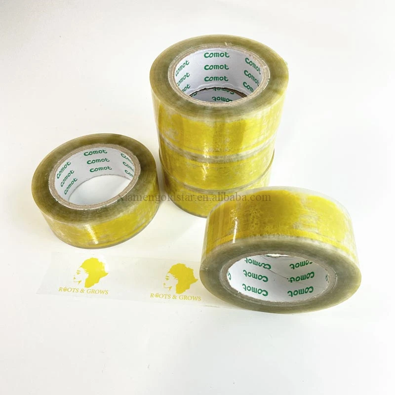 Carton Sealing Film Tape Large Roll Shipping Adhesive Tape Waterproof Bopp Packing Tapes