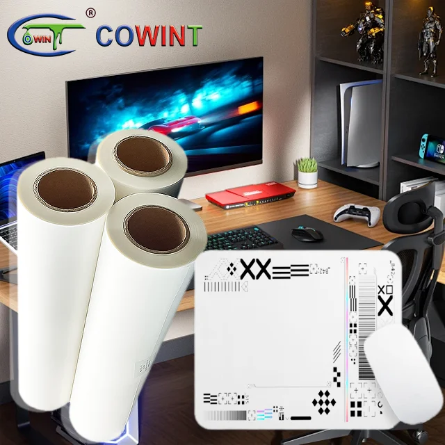 Cowint Low Price Good Quality Single Side 60cm DTF Print Paper Roll Hot Peel DTF printing film t shirt heat transfer dtf film