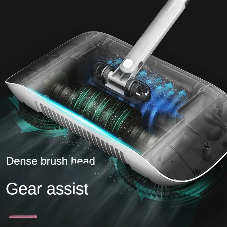New Sweeping Machine Hand Push Stainless Steel Handle Household Floor Cleaning Sweeper