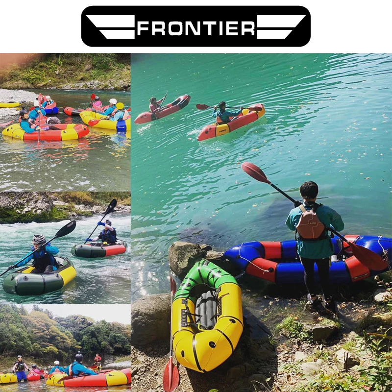 Special Design White Water Self-bailing Rescue Inflatable Boat Tpu Inflatable Kayak Tpu Packraft for Sale