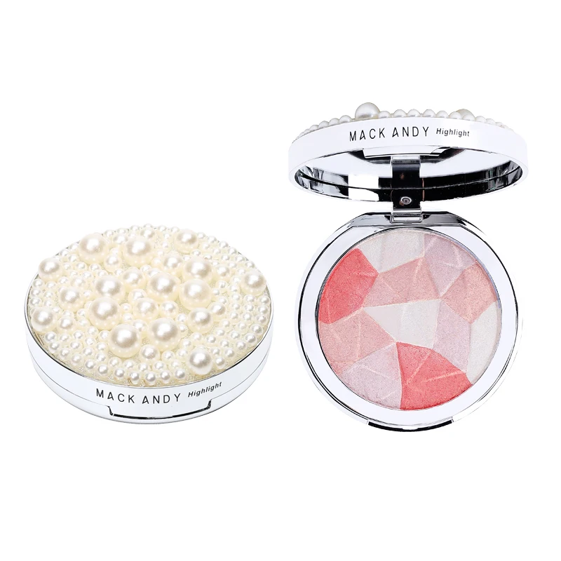 Highlighter Palette Makeup Powder Blusher Face Bronzer Brightener Contouring Shimmer Body Base Face Glow Cosmetics