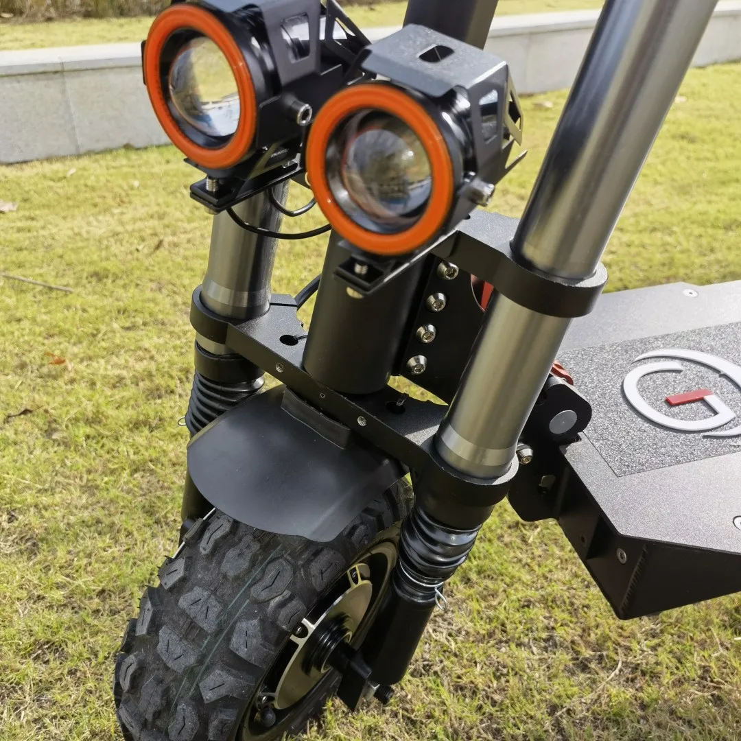 Gaea 5600w 11 inch off road dual motor foldable 60v electric scooter 80km/h adults e scooter trotinette-electrique- monopattino