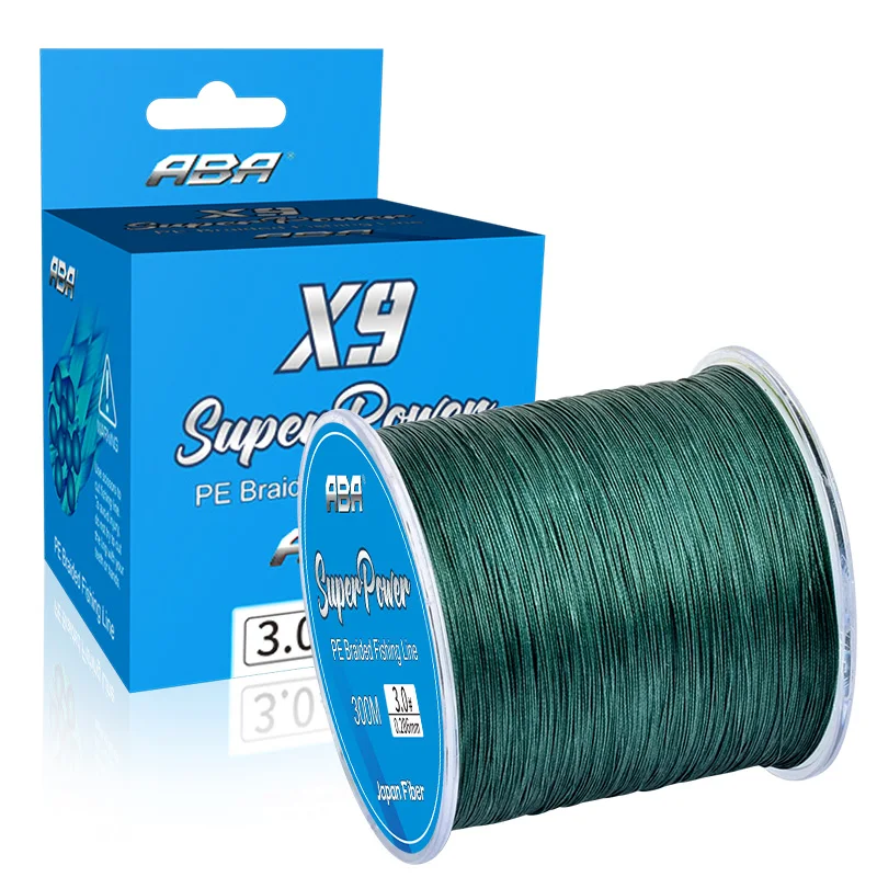 Customized Wholesale fishing wire 9 strands PE 300m braided fishing line