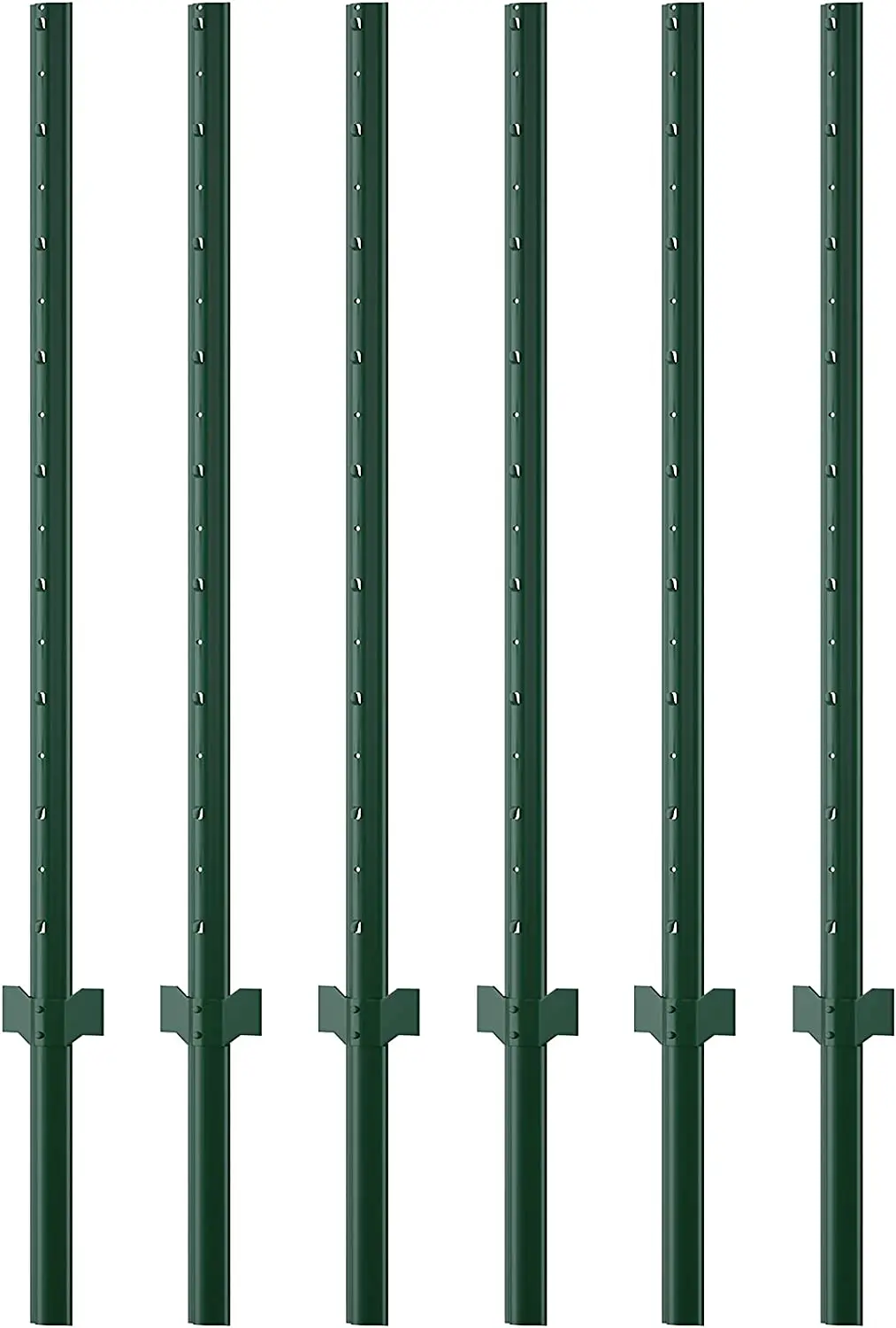 top selling American style  Farm 6 ft T Fence Post Barbed Wire Galvanized Steel Iron Green Metal T Post