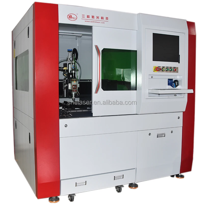 High Speed High Precision Linear Motor Metal fiber Laser cutting machine SMT laser cutter for steel stencil