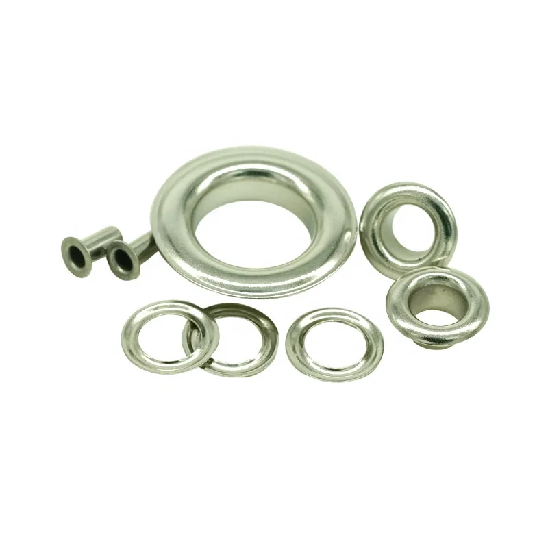 Custom Factory Different Size Metal Eyelets Brass 23.5 mm Stainless Steel Metal Grommet Garment Eyelet