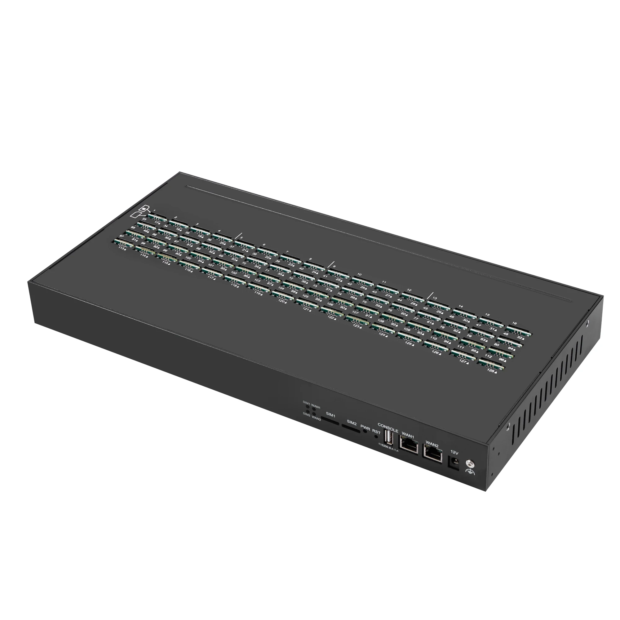 2022 Skyline 128 Simpool Simcard Slot GSM/3G/4G Voip Gateway support Remote Control High Quality