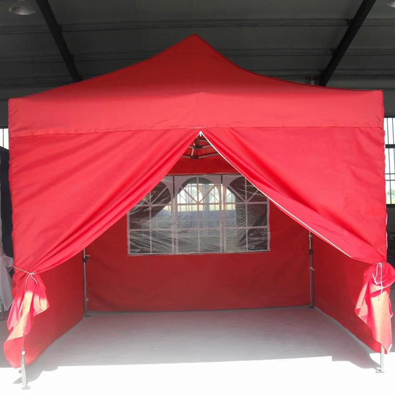 10x10Ft Pop Up Canopy Tent Instant Folding Gazebo Canopy with Sidewalls