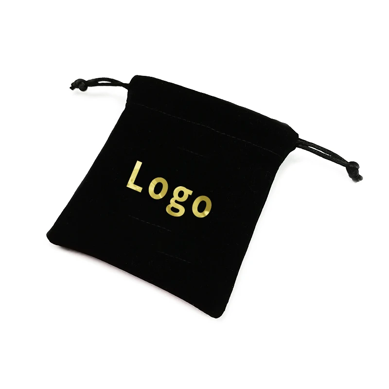 Fashion Black Jewelry Pouches Velvet Gift pouches Bags