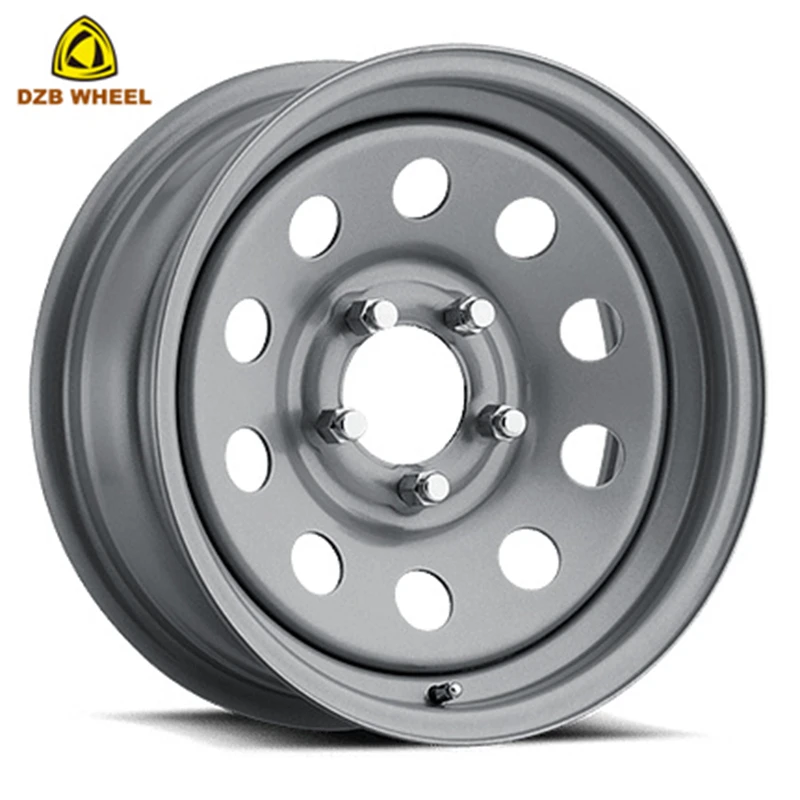 Factory Supplier Trailer Spare Parts 8 Modular 13x4.5 Inch 6x139.7 Steel Chrome Trailer Wheels